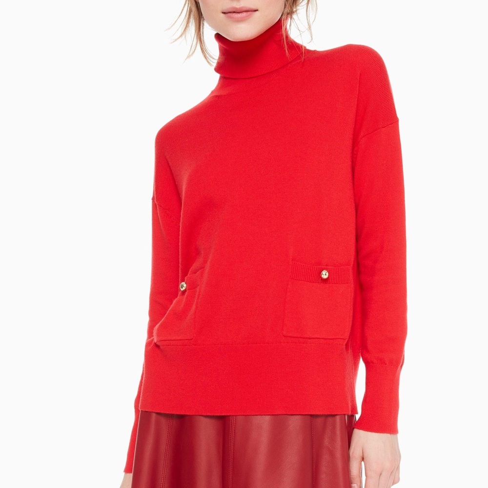 Kate Spade Turtleneck Sweater with Pockets